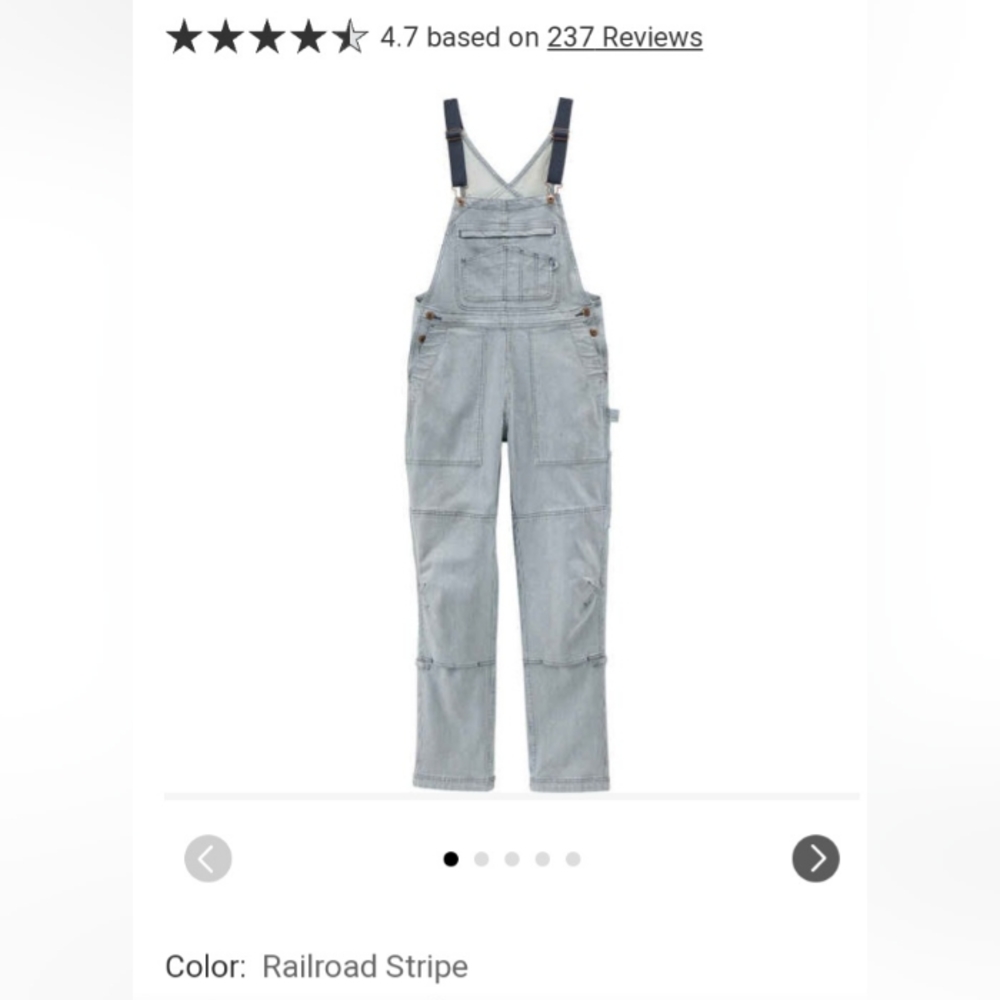 Duluth Trading Rootstock Gardening Overalls NWOT